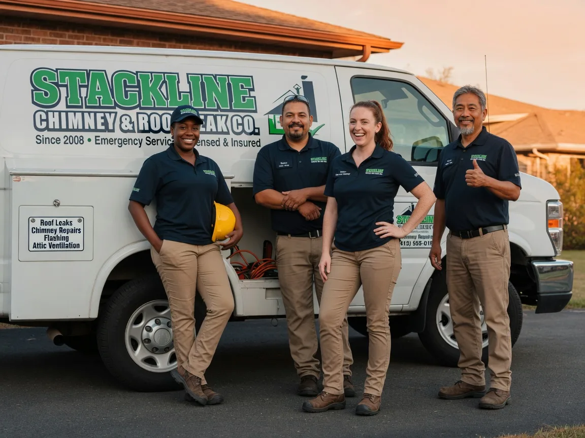 Chimney flashing repair company in Oologah, OK